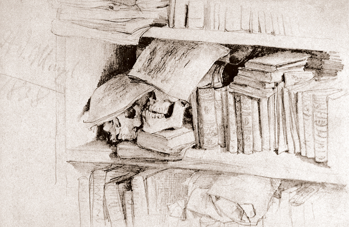  Adolpyh Von Menzel —— 书架